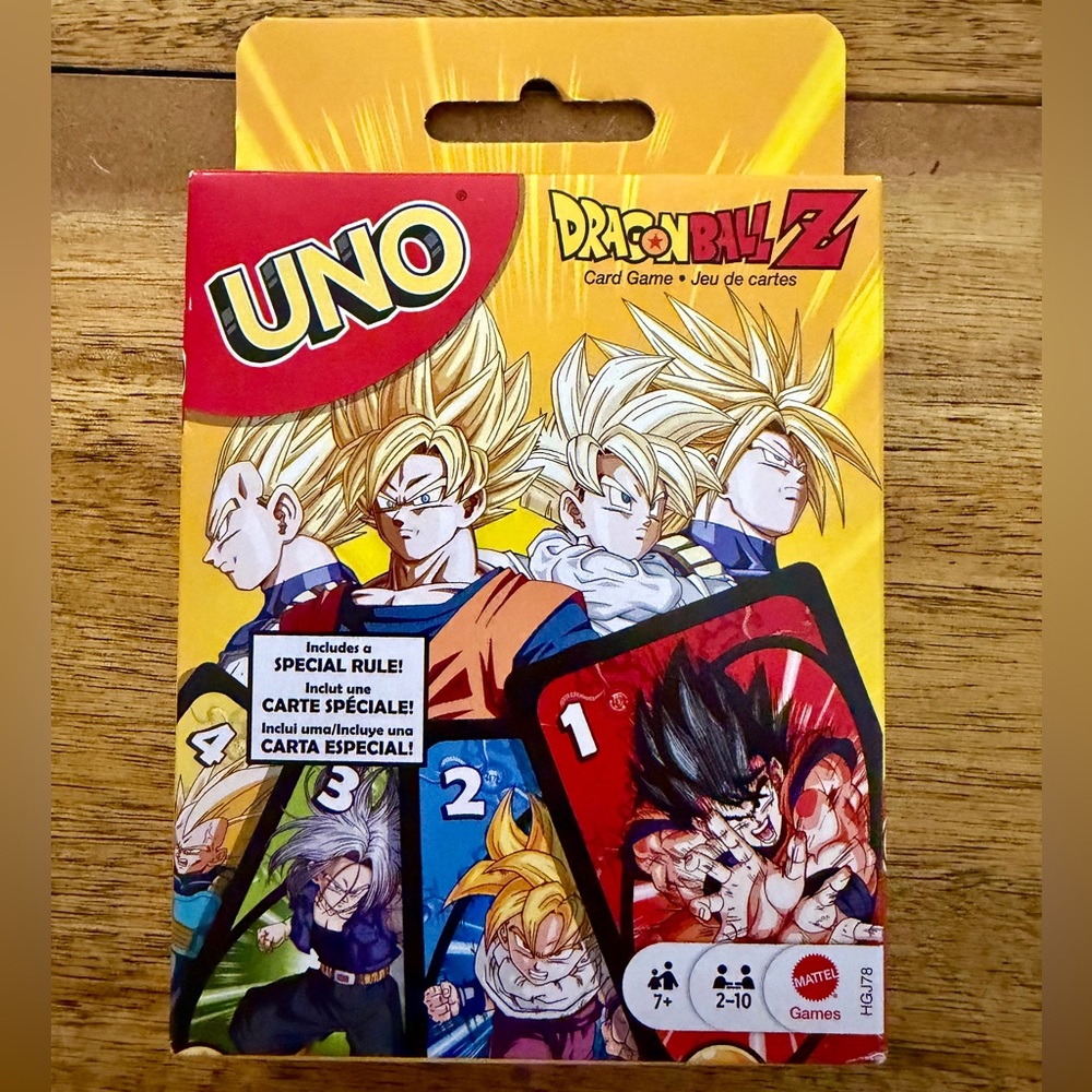 Mattel UNO Dragonball Z Special Edition Card Game